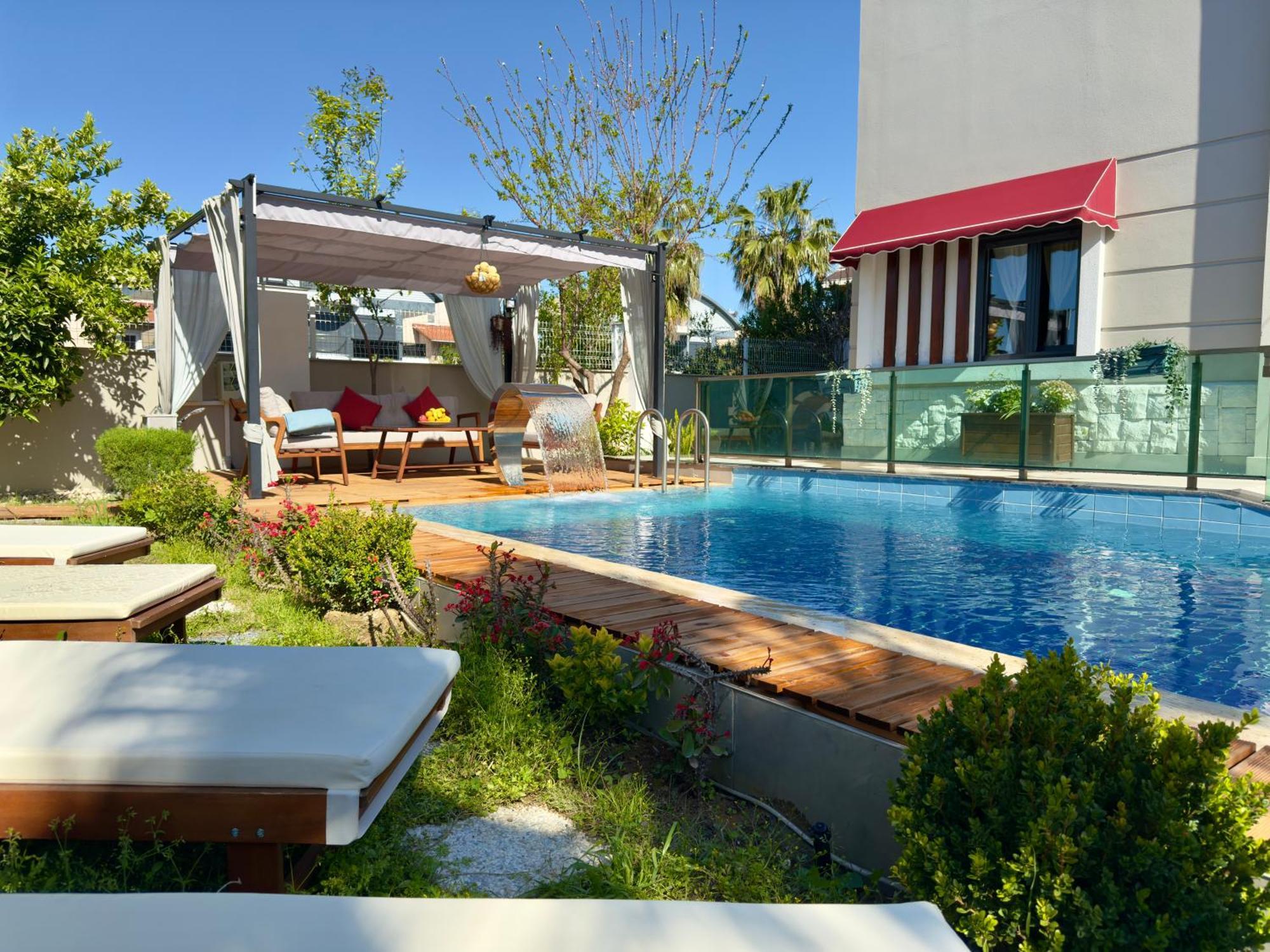 Villa Annabell1 With Swimming Pool And Jacuzzi, 3 Floors Belek Kültér fotó