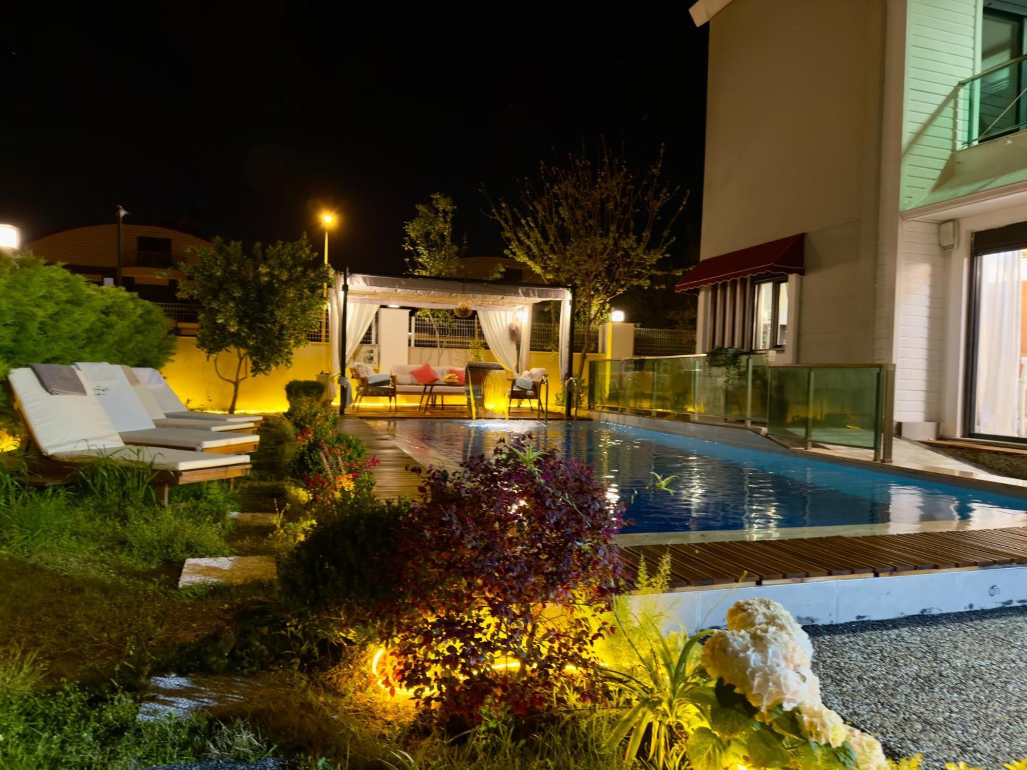 Villa Annabell1 With Swimming Pool And Jacuzzi, 3 Floors Belek Kültér fotó
