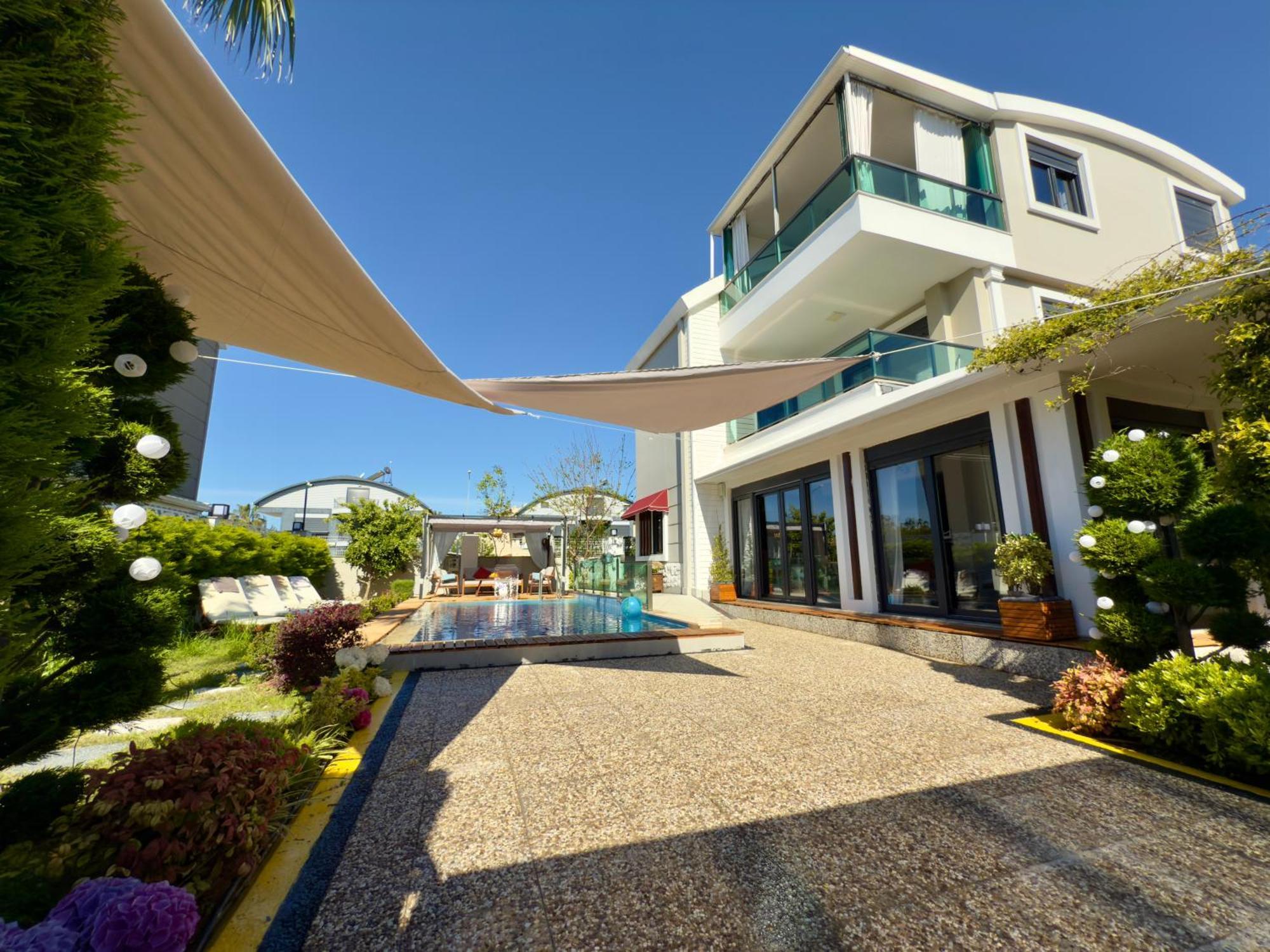 Villa Annabell1 With Swimming Pool And Jacuzzi, 3 Floors Belek Kültér fotó