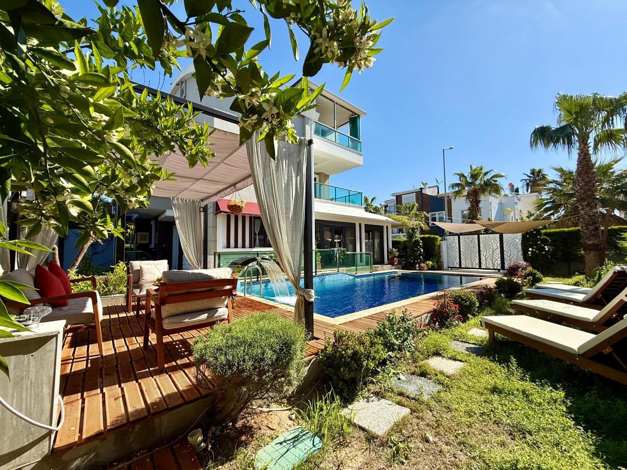 Villa Annabell1 With Swimming Pool And Jacuzzi, 3 Floors Belek Kültér fotó